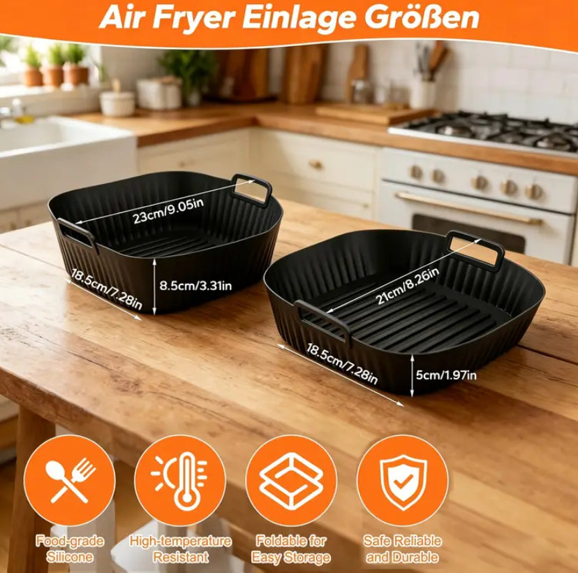 Non-Stick Silicone Air Fryer Tray