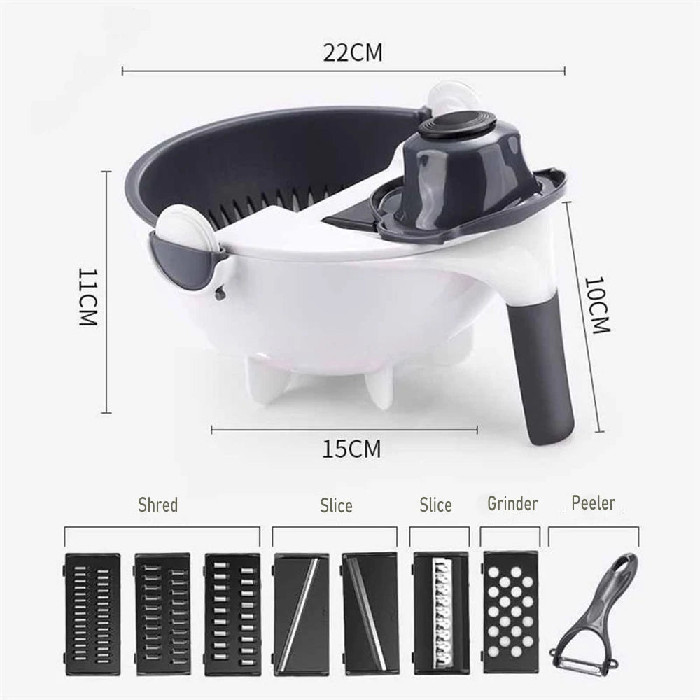 The 5.3 Qt Salad Spinner makes healthy meal prep faster and easier